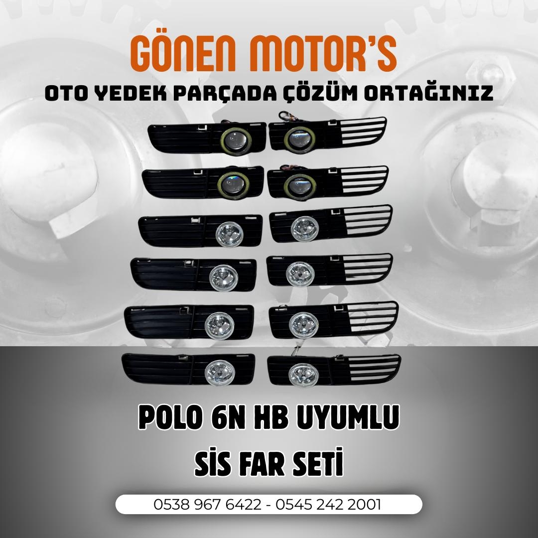 084 - Polo 6N Yuvarlak Sis Far Seti | Volkswagen Polo 6N Uyumlu Sis Farı Takımı